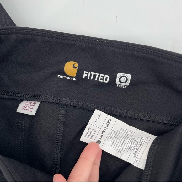 Carhartt Women’s Force Utility Leggings Black Fitted S 4/6 - Picture 8 of 8